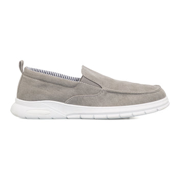 Slip-on grigie in tessuto da uomo Gate 76, Sneakers Uomo, SKU m113000181, Immagine 0